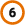 The number 6 in a white circle with orange outline