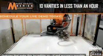 10 Vanities in Under an Hour! Robo SawJet M-series